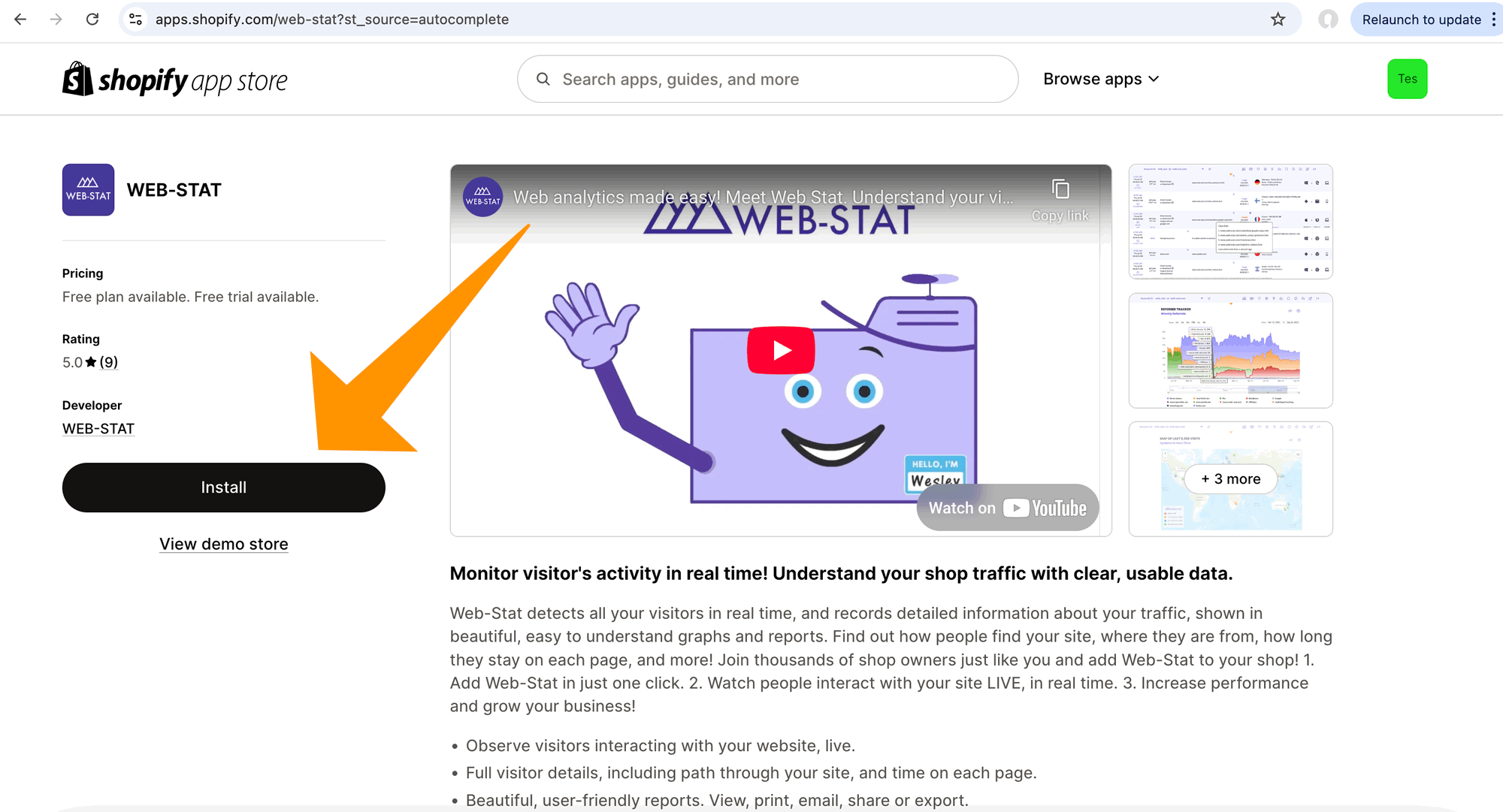 Add Web-Stat 3