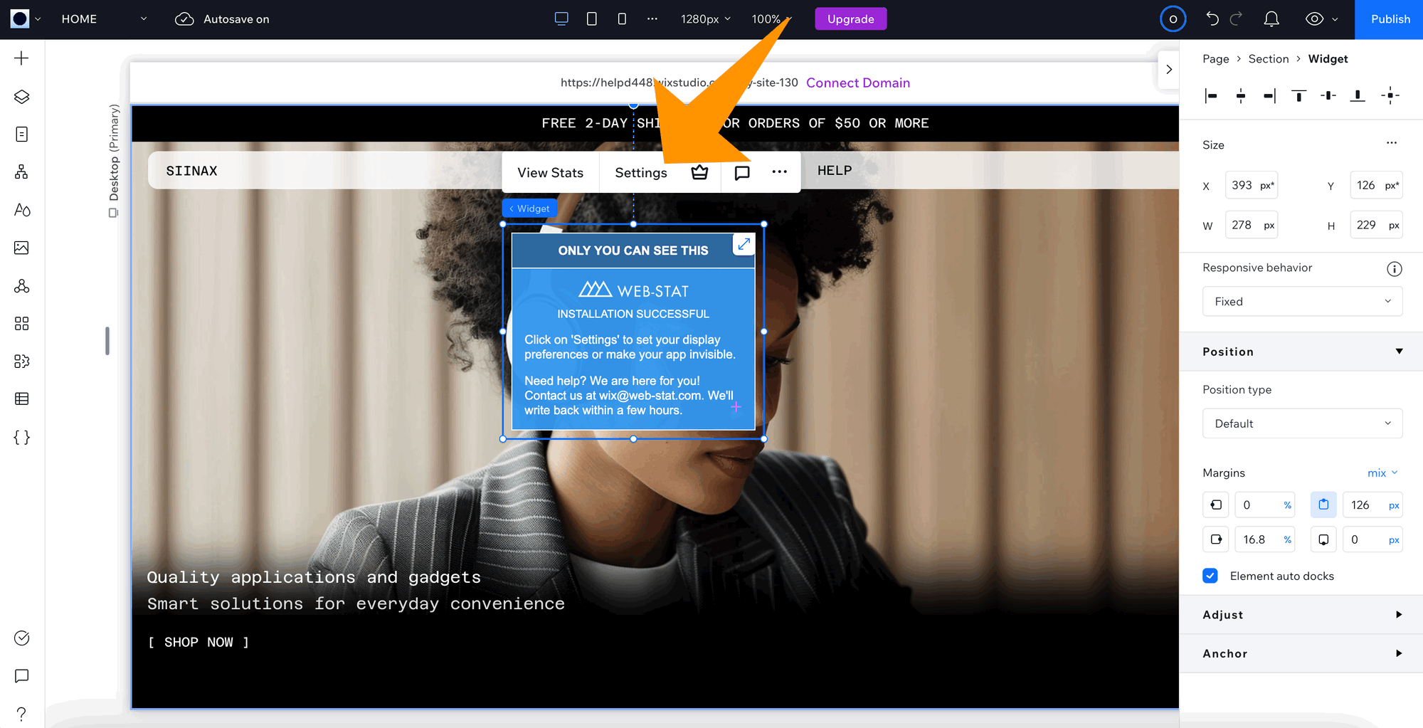 Add Web-Stat 5